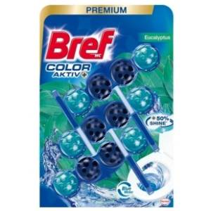 WC osveživač BREF Color aktiv Eucalyptus 3x50g