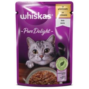 WHISKAS Pure delight adult hrana za mačke piletina 85g