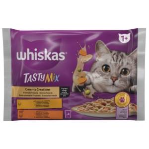 WHISKAS Tasty mix hrana za mačke jagnjetina i ćuretina 4x85g