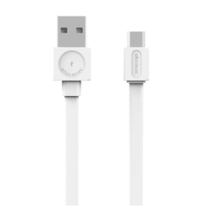 ALLOCACOC konverter kabl USB na Micro USB-B (m/m) 1.5m beli