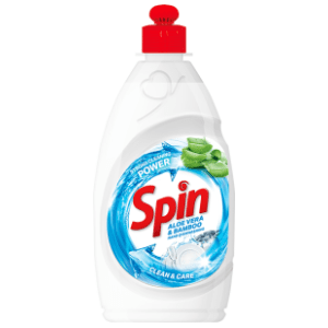 Deterdžent za posuđe SPIN aloe vera & bamboo 450ml