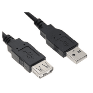 E-GREEN kabl USB-A (m/ž) 5m crni