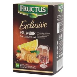 FRUCTUS čaj đumbir limun 44g