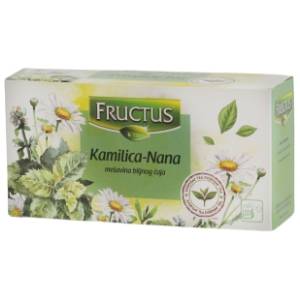 FRUCTUS čaj kamilica nana 20g
