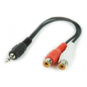 GEMBIRD konverter 3.5mm (m) na 2xRCA (ž)
