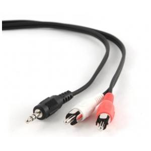 GEMBIRD konverter kabl 3.5mm na 2xRCA (m/m) 2.5m