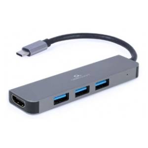 GEMBIRD USB Hub 2-in-1 A-CM-COMBO2-01