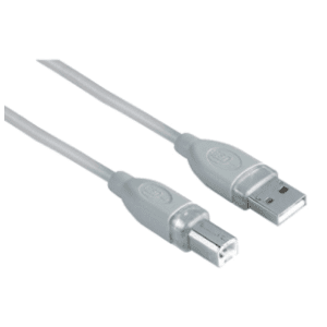 HAMA konverter kabl USB-A 2.0 na USB-B 2.0 (m/m) 3m sivi