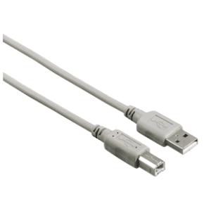 HAMA konverter kabl USB-A 2.0 na USB-B 2.0 (m/m) 3m/sivi