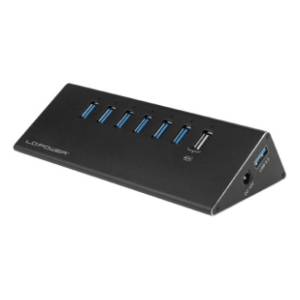 LC-Power USB Hub 6+1 port LC-HUB-ALU-2B-7