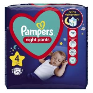 PAMPERS Night Pants VP 4 25kom