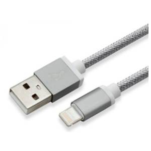 S BOX konverter kabl USB 2.0 na Lightning (m/m) 1.5m sivi