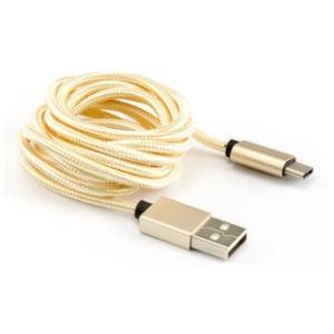 S BOX konverter kabl USB 2.0 na USB-C (m/m) 1.5m zlatni