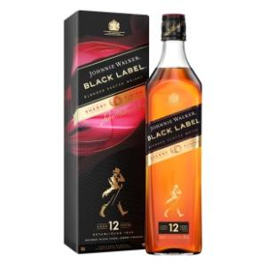 Viski JOHNNIE WALKER Black Label Scherry finish 0.7l