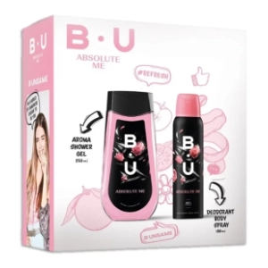 BU set Absolute me (dezodorans 150ml i gel za tuširanje 250ml)