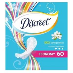 DISCREET dnevni ulošci DEO spring breeze 60kom