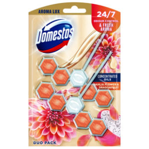 DOMESTOS WC osveživač dahlia & dragonfruit 2x55g