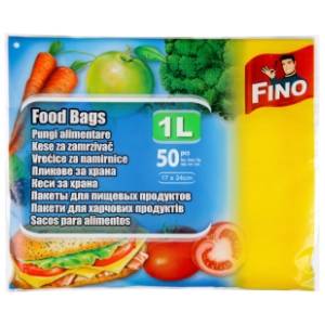 FINO kese za zamrzivač 1l 50kom