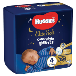 HUGGIES noćne pelene Elite soft 4 19kom