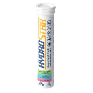 Šumeće tablete HYDROSTAR shape up malina 20kom