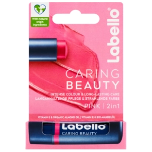 LABELLO Caring beauty pink 2u1 4,8g