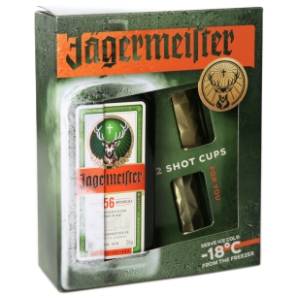 Liker JAGERMEISTER 0,5l + 2 shot čaše
