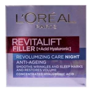 L'OREAL Revitalift filler noćna krema za lice protiv bora 50ml