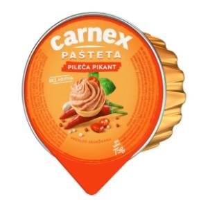 Pašteta CARNEX pileća pikant 75g