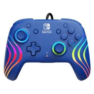 PDP Nintendo Switch gamepad Blue Afterglow Wave