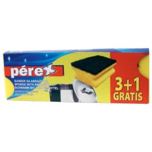 PEREX sunđer abrazivni 3+1kom