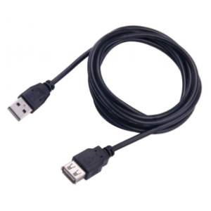 S BOX kabl USB (m/ž) 3m crni