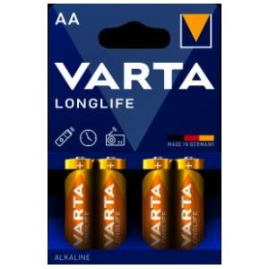 VARTA alkalne baterije Longlife AA LR6 4kom