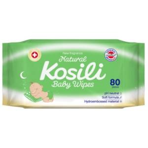 Vlažne maramice KOSILI All natural 80kom
