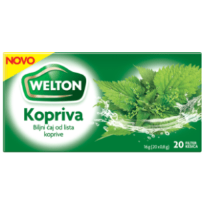 WELTON čaj kopriva 16g	