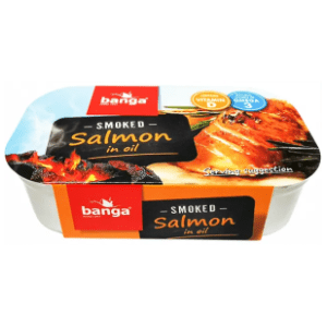 BANGA dimljeni fileti atlantskog lososa u ulju 120g