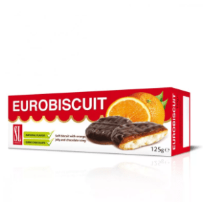Biskvit SWISSLION Eurobiscuit pomorandža 125g