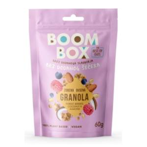BOOM BOX ovsena granola šumsko voće kokos badem 60g