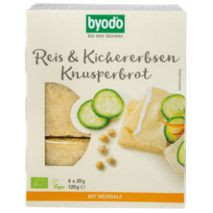 BYODO Hleb hrskavi pirinač leblebija organski 120g