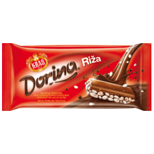 Čokolada KRAŠ Dorina riža 75g