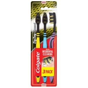COLGATE Zig Zag Charcoal četkica za zube 3kom