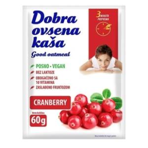 DOBRA ovsena kaša brusnica 60g
