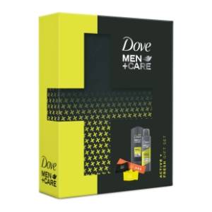 DOVE men set (gel za tuširanje, dezodorans i traka za vežbanje)