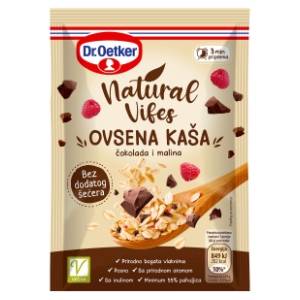 DR.OETKER ovsena kaša čokolada malina 60g