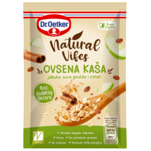 DR.OETKER ovsena kaša jabuka suvo grožđe cimet 60g