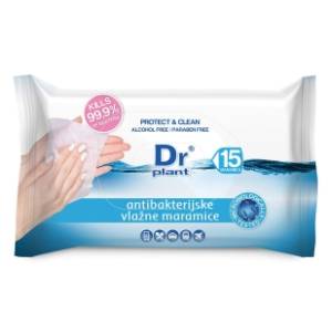 DR. PLANT antibakterijske vlažne maramice 15kom