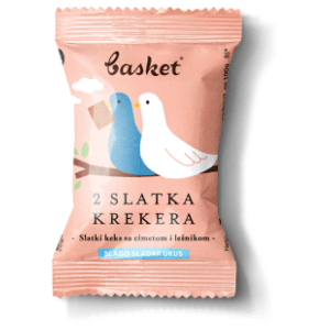 Integralni keks BASKET cimet lešnik 25g