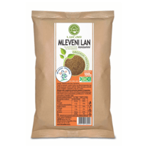 Mleveni lan LUČAR organski 100g