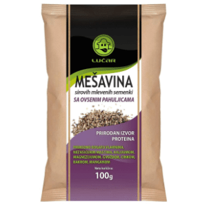 LUČAR mešavina semenki sa ovsenim pahuljicama 100g