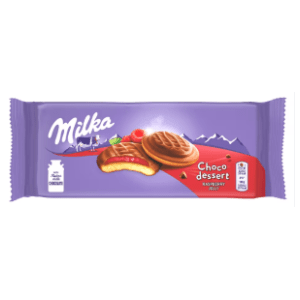 MILKA biskvit malina 147g