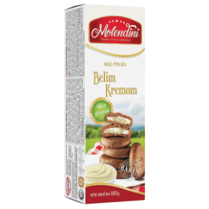 MOLENDINI Keks bez glutena sa belim kremom 180g